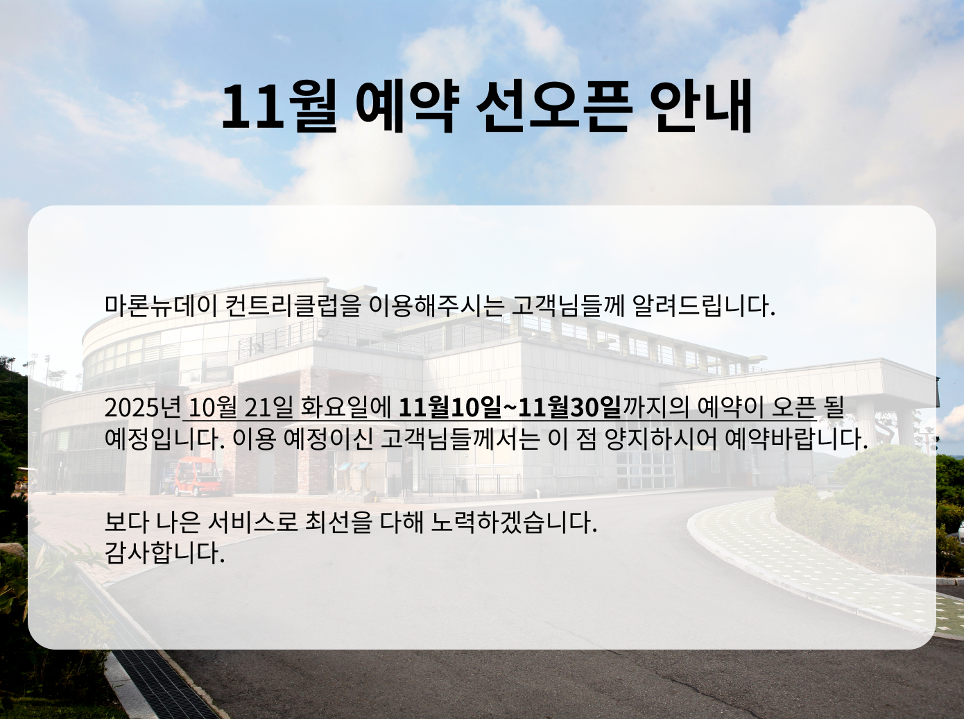 11월선오픈